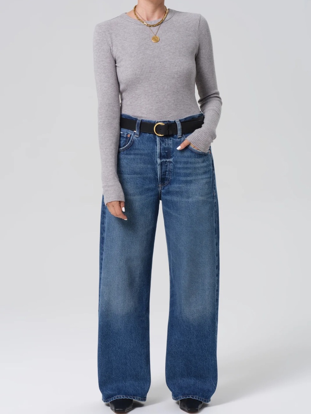 NWT Citizens of Humanity Petite Ayla Baggy Jeans in Claremont Size 34